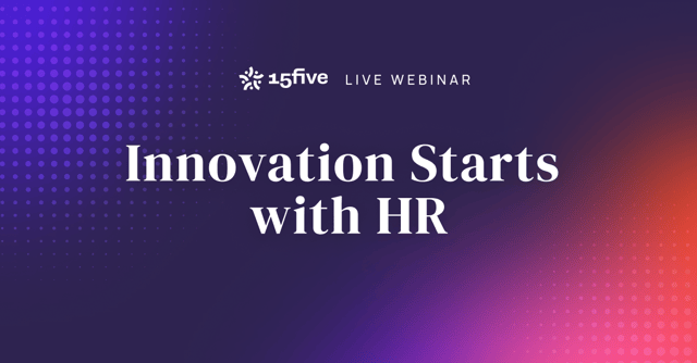 Innovation Starts with HR - Title Only